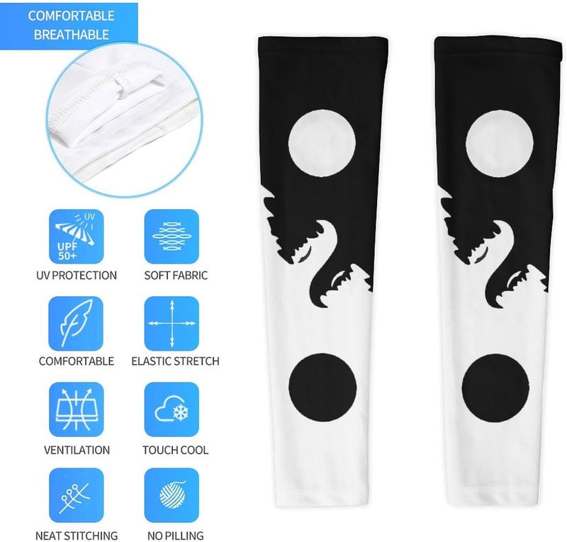 QiErDesign Marble Sports Compression Arm Sleeves for Men & Women - Youth Arm Sleeve Baseball Volleyball Sleeves & Basketball Sleeve - Image 4